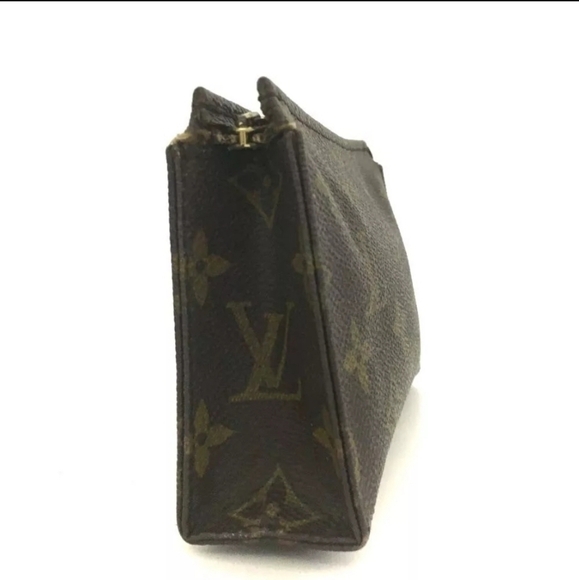 Louis Vuitton Monogram Poche Toilette 15 Cosmetics Pouch Purse - Picture 5 of 11